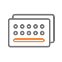 Teclados de dupla face