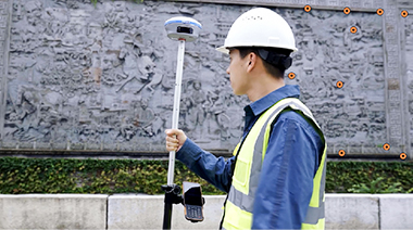 The process of single cultural heritage object modeling with the i93 Visual IMU-RTK GNSS.