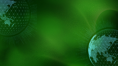 Graphique de la terre verte symbolisant la technologie durable de CHCNAV.