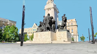 デジタル3D環境におけるメッシュモデリングと3DGSの比較