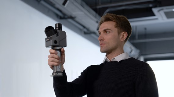 Escáner SLAM portátil CHCNAV para trabajos de topografía en interiores