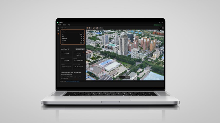 CoMeta professional software for UAV mapping, surveying, and digital twins projects.