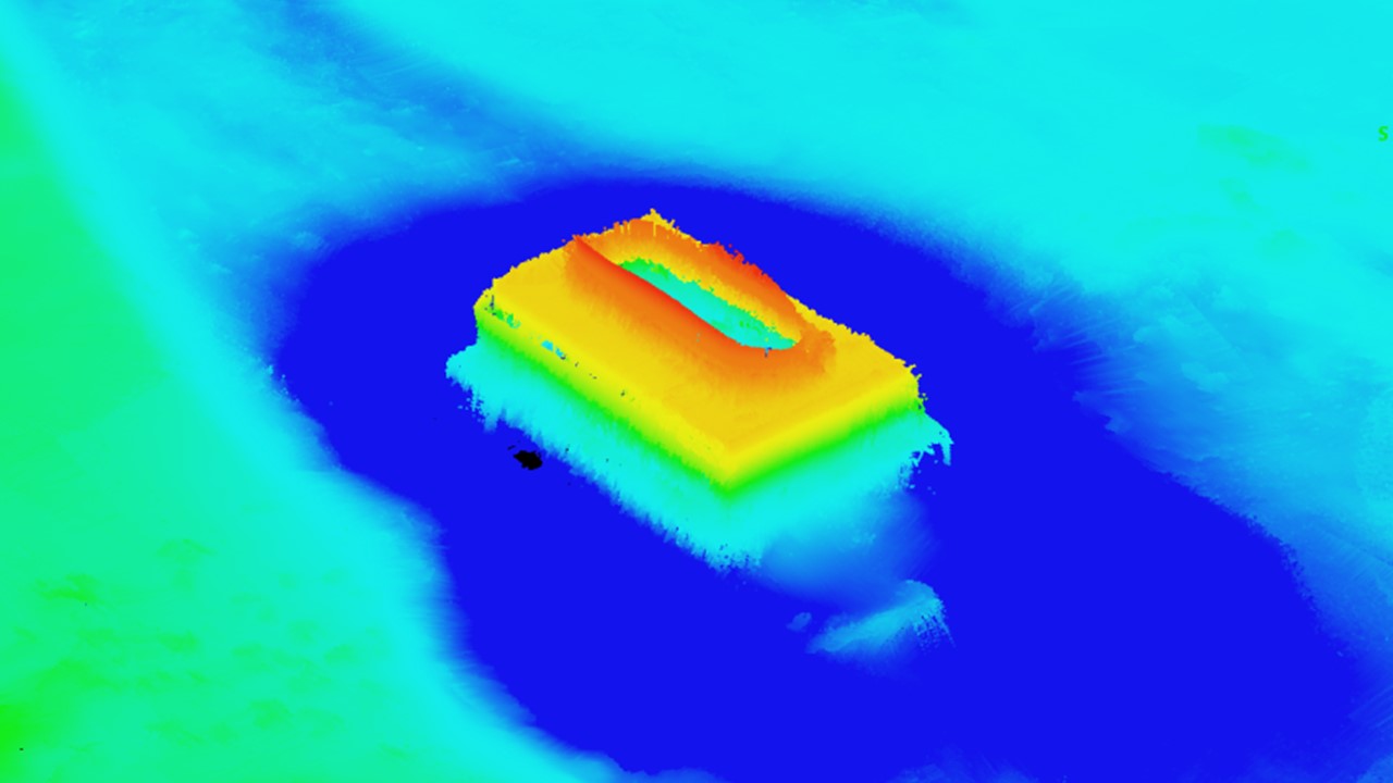 USV Underwater Bridge Pier Inspection with the HN-400M