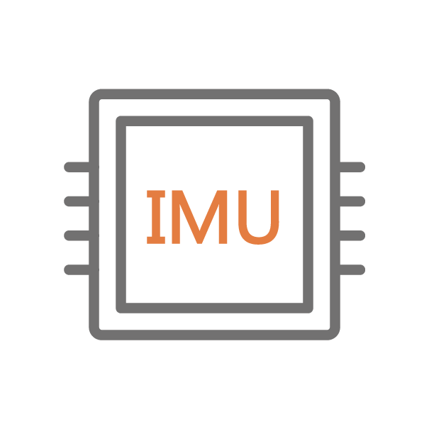 Levantamento a laser com compensação IMU