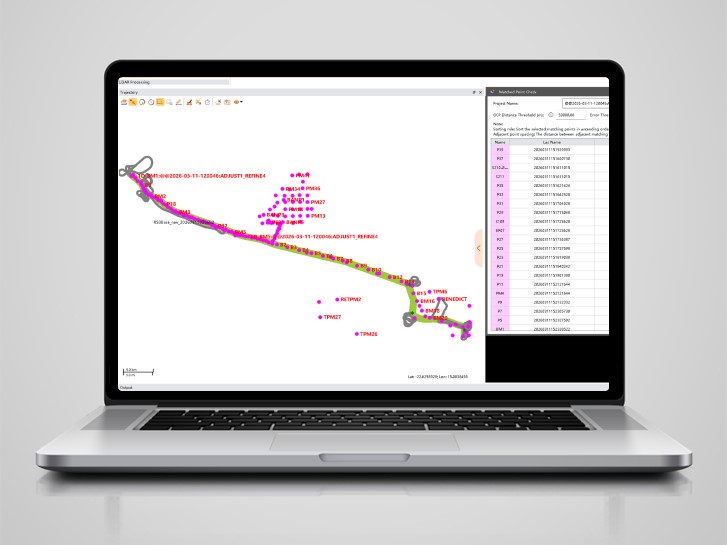 Flux de travail CoPre illustrant le traitement des données LiDAR et les contrôles qualité.