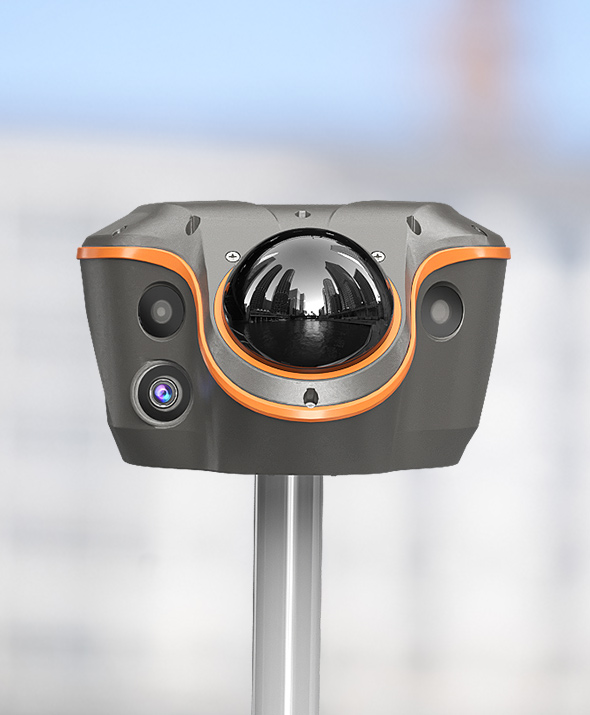 Equipado com GNSS, IMU e câmeras duplas, o i76 oferece alta precisão em qualquer ambiente.