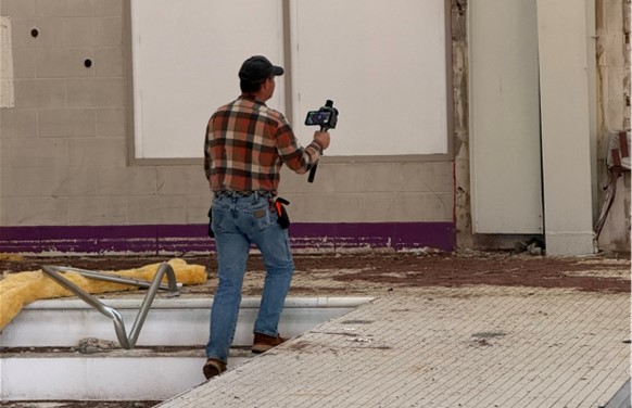 Die Renovierung einer ehemaligen Schwimmbadanlage in Indiana