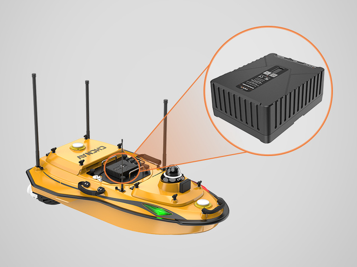 CHCNAV D60 dual-frequency single-beam echo sounder USV bathymetry
