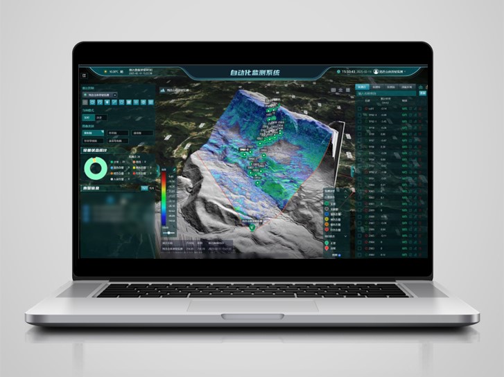 Schematische Darstellung der Radar-Installationspunkte in der MAS-Software.