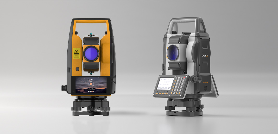 Total stations for high-precision construction stakeout and as-built surveys
