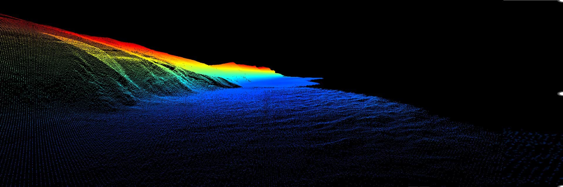 Underwater terrain mapping with Apache USV to reduce survey time and produce high-resolution 3D data