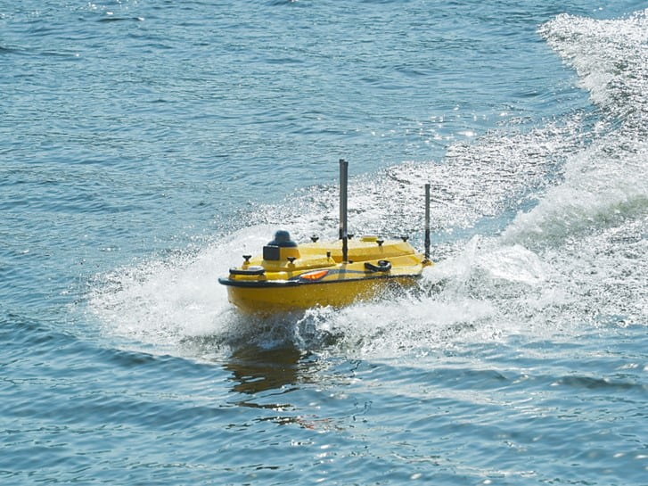 Apache 4 Pro USV for bathymetric surveying and mapping