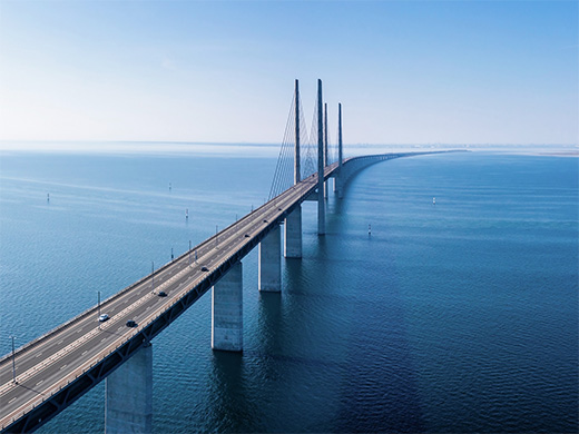 Monitoring solutions for bridge, tunnel, and railway track stability.