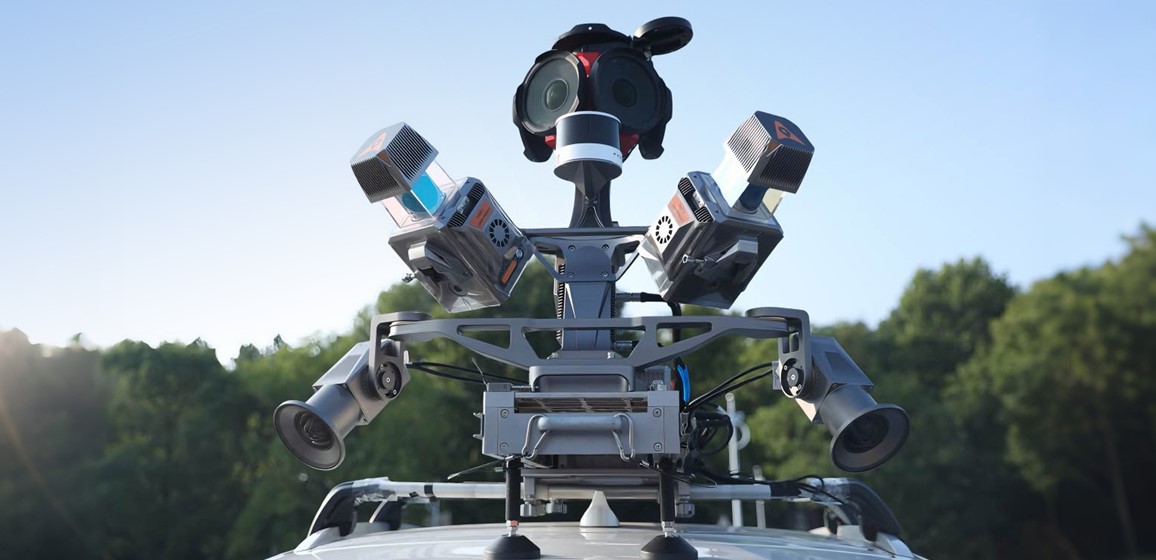 Fahrzeuggestütztes mobiles 3D-Kartierungssystem für Vermessung und Vermögensverwaltung