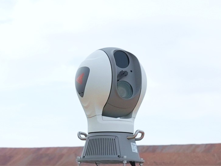 Caméra CHCNAV S100 HawkEye sur le site minier